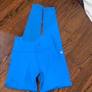 blue wunder under 28" lulu leggings